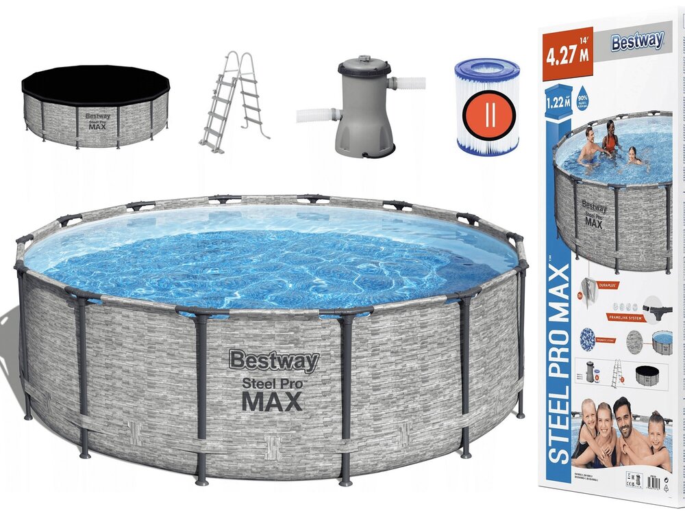 Bestway Steel Pro Max Set Pool 427 X 122 Cm Twinstoymall